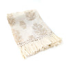 Jacquard Woven Throw with Decorative Fringe, 117x183cm