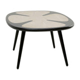 Coffee Table Petal Nature Black 90x60cm