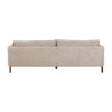 Sofa 3-Seater Victor Beige 233cm