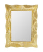 Wall Mirror Wavy Brass 94x124cm KARE