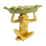 Deco Bowl Banana Leaf Monkey 14x24cm