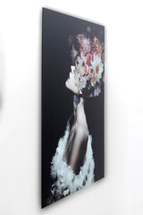 Glass Picture Flowery Beauty 80x120cm