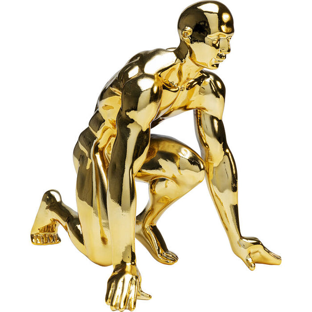 Deco Figurine Runner Gold 25cm KARE