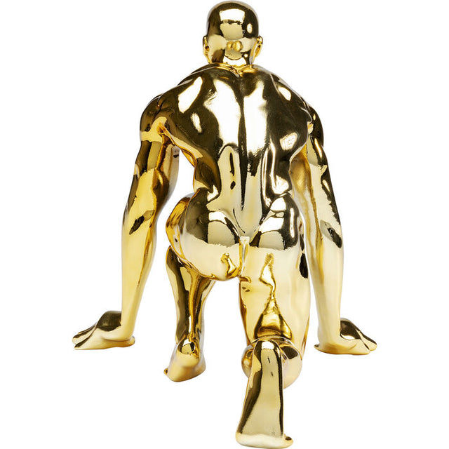 Deco Figurine Runner Gold 25cm KARE