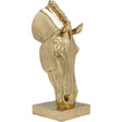 Deco Object Horse Face Gold 57cm KARE