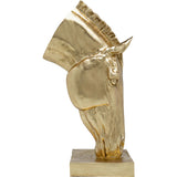 Deco Object Horse Face Gold 57cm KARE
