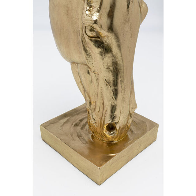 Deco Object Horse Face Gold 57cm KARE