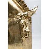 Deco Object Horse Face Gold 57cm KARE