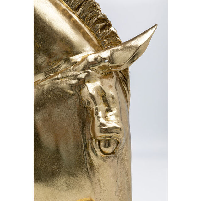 Deco Object Horse Face Gold 57cm KARE