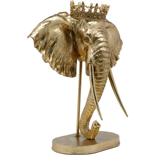 Deco Object Elephant Royal Gold 57cm KARE