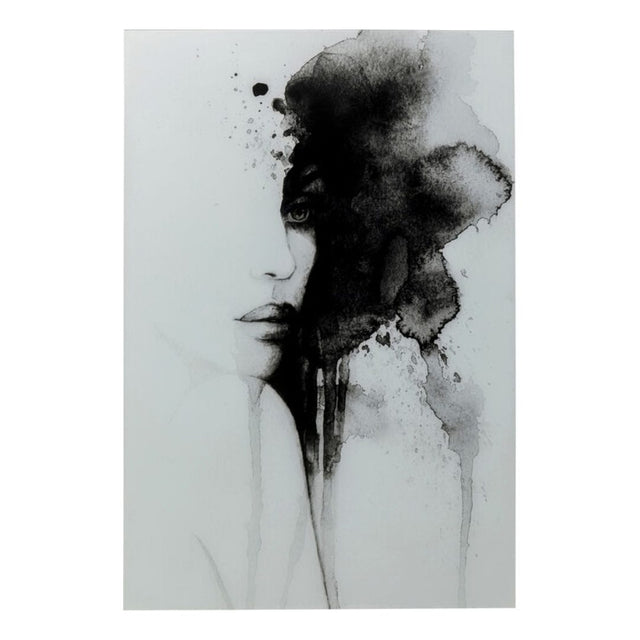 Glass Picture Smokey Face 100x150cm KARE