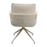 Swivel Arm Chair Hilla White