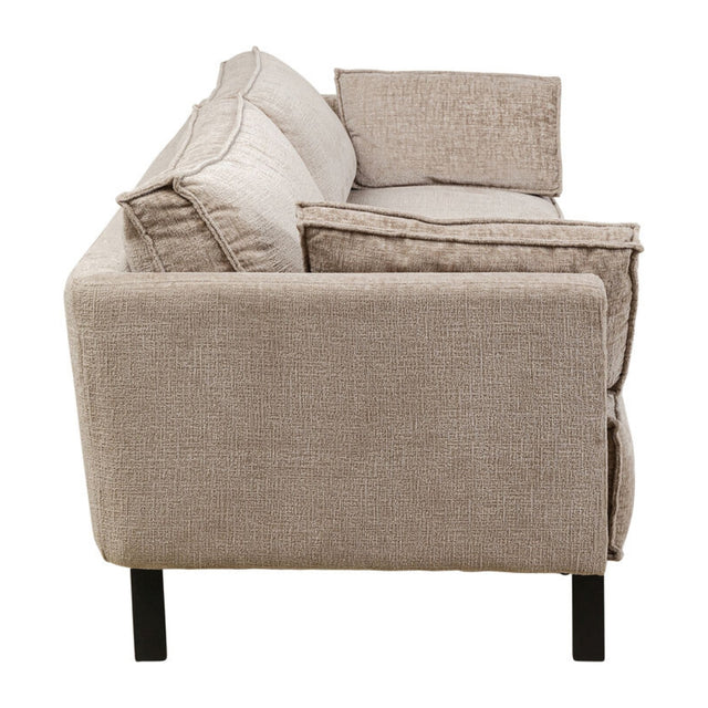 Sofa 3-Seater Victor Beige 233cm