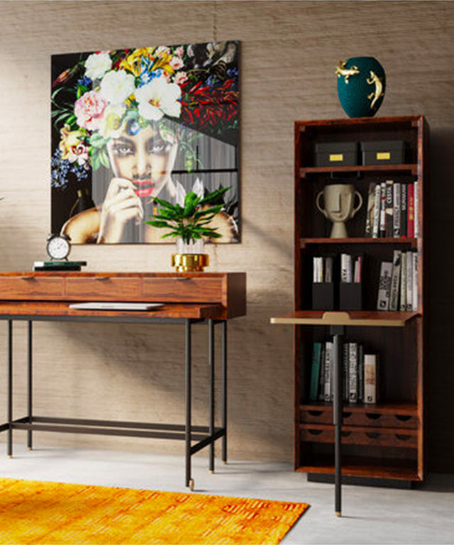 Shelf with Table Ravello 54x163cm