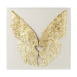 Wall Decoration Wings Gold White 120cm KARE
