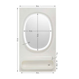 Wall Mirror Aero LED 80x141cm