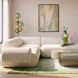 Corner Sofa Soft Edge Left Cream