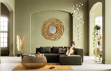Wall Mirror Twiggy Gold Ø121cm KARE