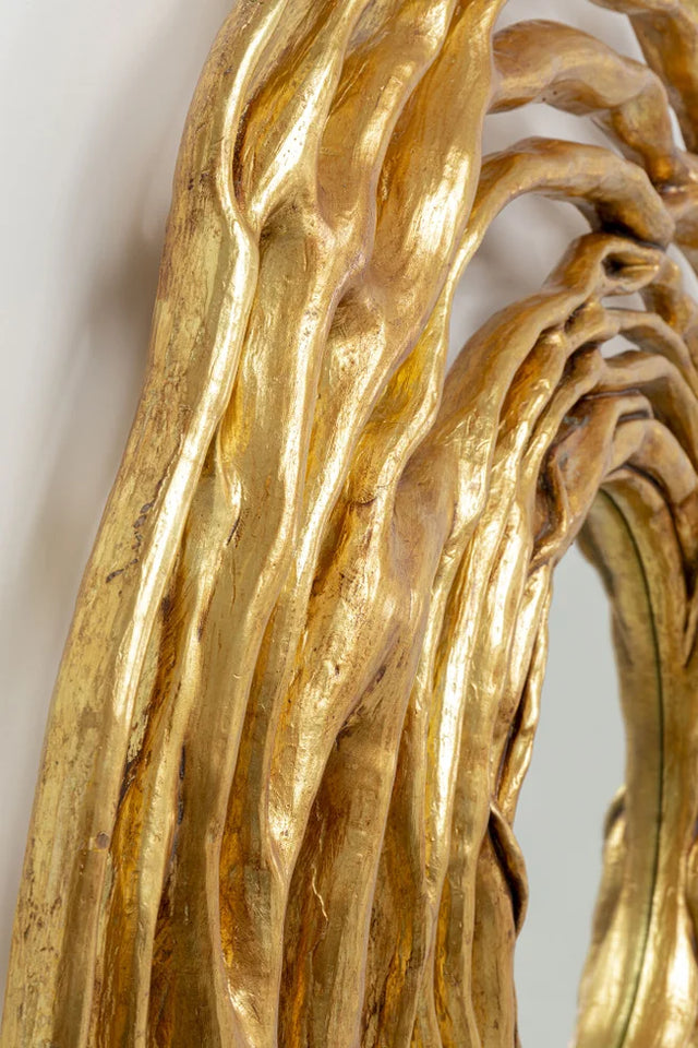 Wall Mirror Twiggy Gold Ø121cm KARE