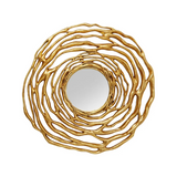 Wall Mirror Twiggy Gold Ø121cm KARE