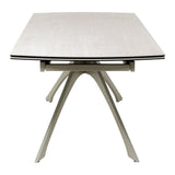 Extension Table Lana Greige 180(40+40)x90cm