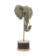 Deco Object Elephant Head Pearls KARE