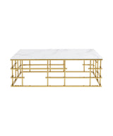 Coffee Table Rome Gold 130x70cm