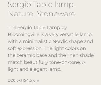 Sergio Table lamp