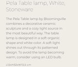Pela Table lamp
