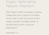 Foglio Table lamp