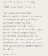 Isedora Table lamp