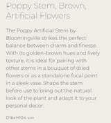 Poppy Stem