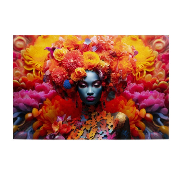 Glass Picture Flowers Dream Women 80x120cm