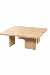 Travertine Bela 4-Leg Coffee Table