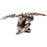 Deco Figurine Nude Man Bow