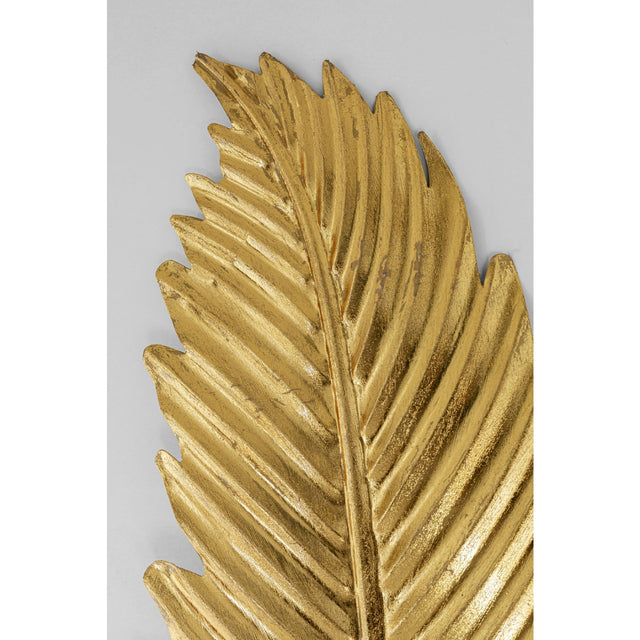 Wall Decoration Leaf Gold 196cm KARE