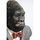 Deco Object Smoking Gorilla 48cm