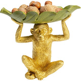 Deco Bowl Banana Leaf Monkey 14x24cm