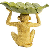 Deco Bowl Banana Leaf Monkey 14x24cm