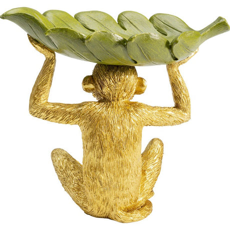 Deco Bowl Banana Leaf Monkey 14x24cm