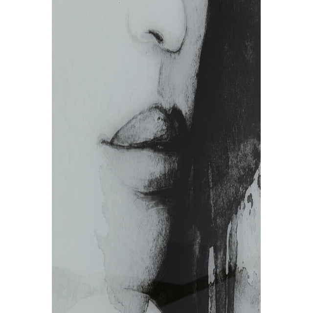 Glass Picture Smokey Face 100x150cm KARE