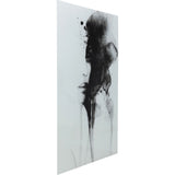 Glass Picture Smokey Face 100x150cm KARE