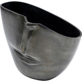Vase Half Face Anthracite