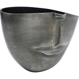 Vase Half Face Anthracite