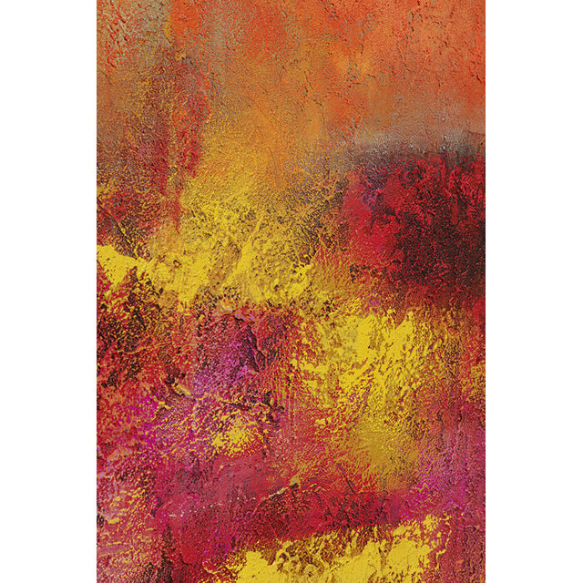 Canvas Picture Jardin Red
