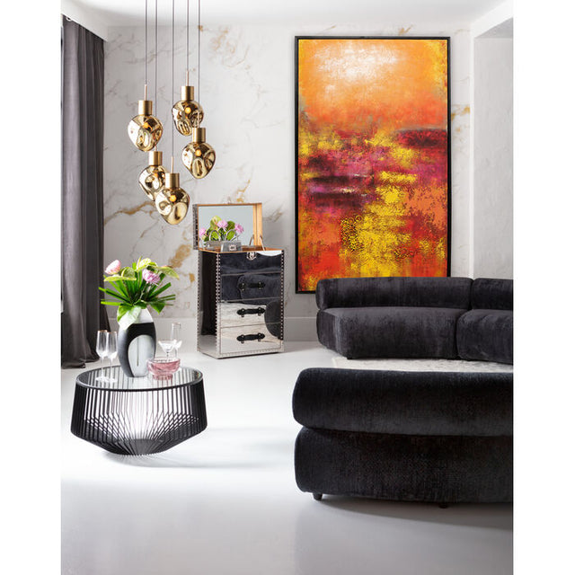 Canvas Picture Jardin Red