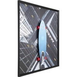 Framed Picture Skyline Skater 149x149cm KARE