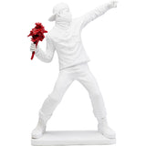 Deco Figurine Street Art Bouquet White