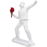 Deco Figurine Street Art Bouquet White