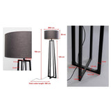 Floor Lamp Timon Black